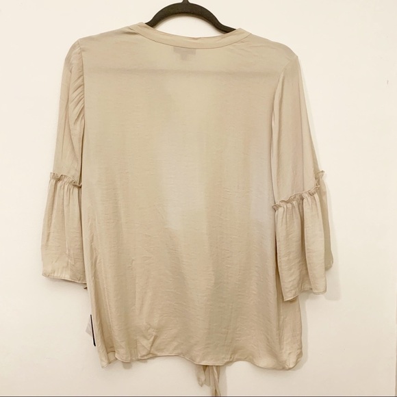 NWT Alfani pop art top beige 3x - Picture 4 of 10